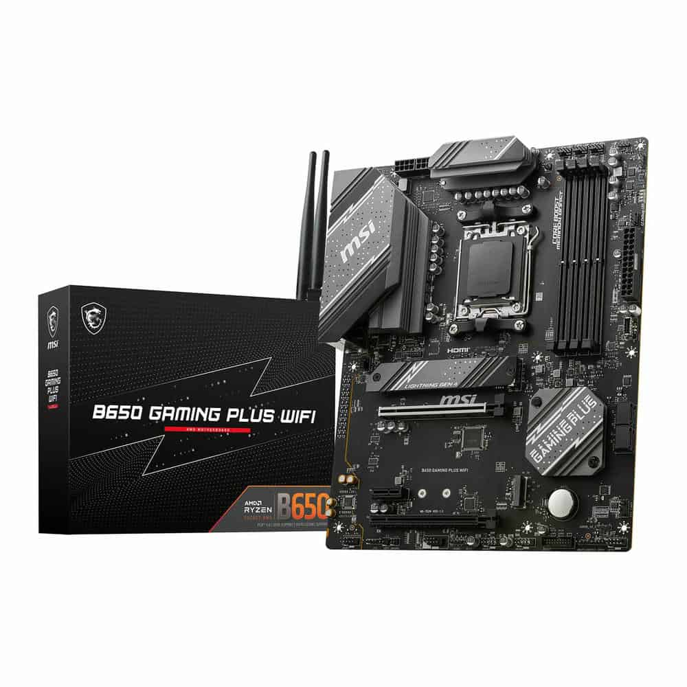 MSI AMD B650 GAMING PLUS WIFI AM5 DDR5 ATX Open Box Motherboard